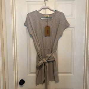 NWT Waist tie T-shirt dress